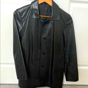 Women’s deep brown Coach Leather Jacket